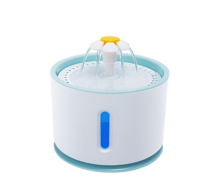 Automatic Pet Cat Water Fountain - Filters - LED Lighting USB - Dogs Cats Mute Drinker Feeder Bowl Drinking Dispenser