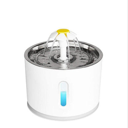 Automatic Pet Cat Water Fountain - Filters - LED Lighting USB - Dogs Cats Mute Drinker Feeder Bowl Drinking Dispenser