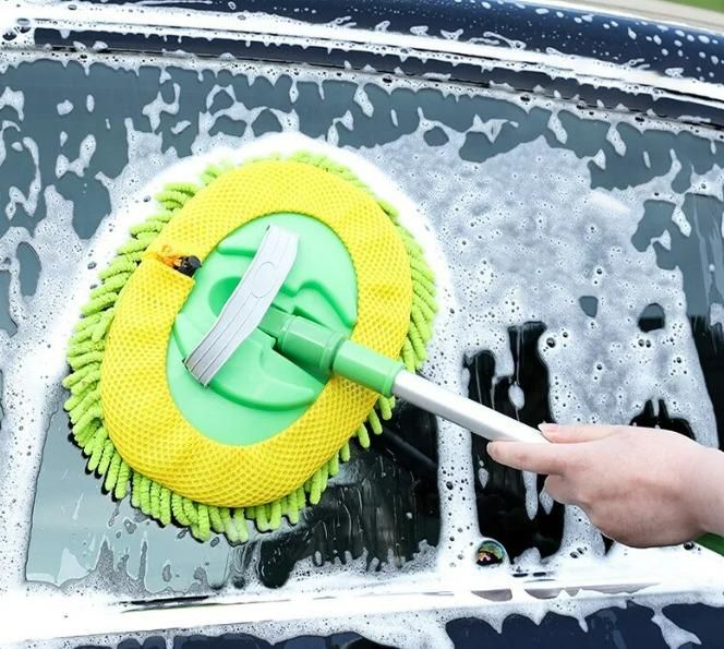 Car Wash -  Flexible  Mop - Microfiber Duster