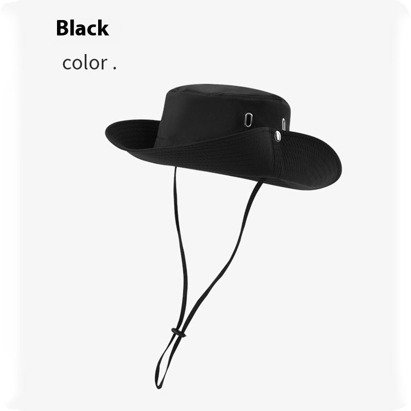 Western Cowboy Children's Big Brim Sun-proof Bucket Hat