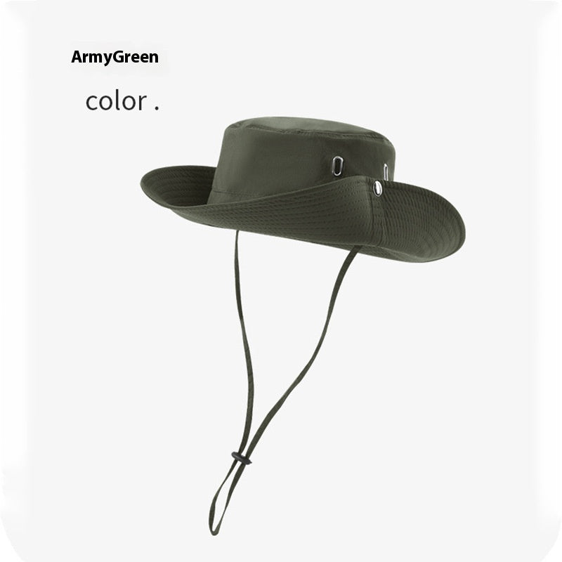 Western Cowboy Children's Big Brim Sun-proof Bucket Hat