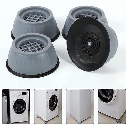 Anti Vibration Pads For Washing Machine - 4 Pcs Shock Proof Feet For Washer - Dryer, Great For Home, Laundry Room, Kitchen, Washer, Dryer, Table, Chair, Sofa, Bed (4 Units)