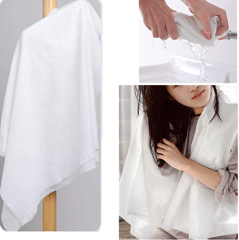 Cotton Bath Towels - Portable - Light and Reusable - 100% pure cotton - Safe for babies & kids