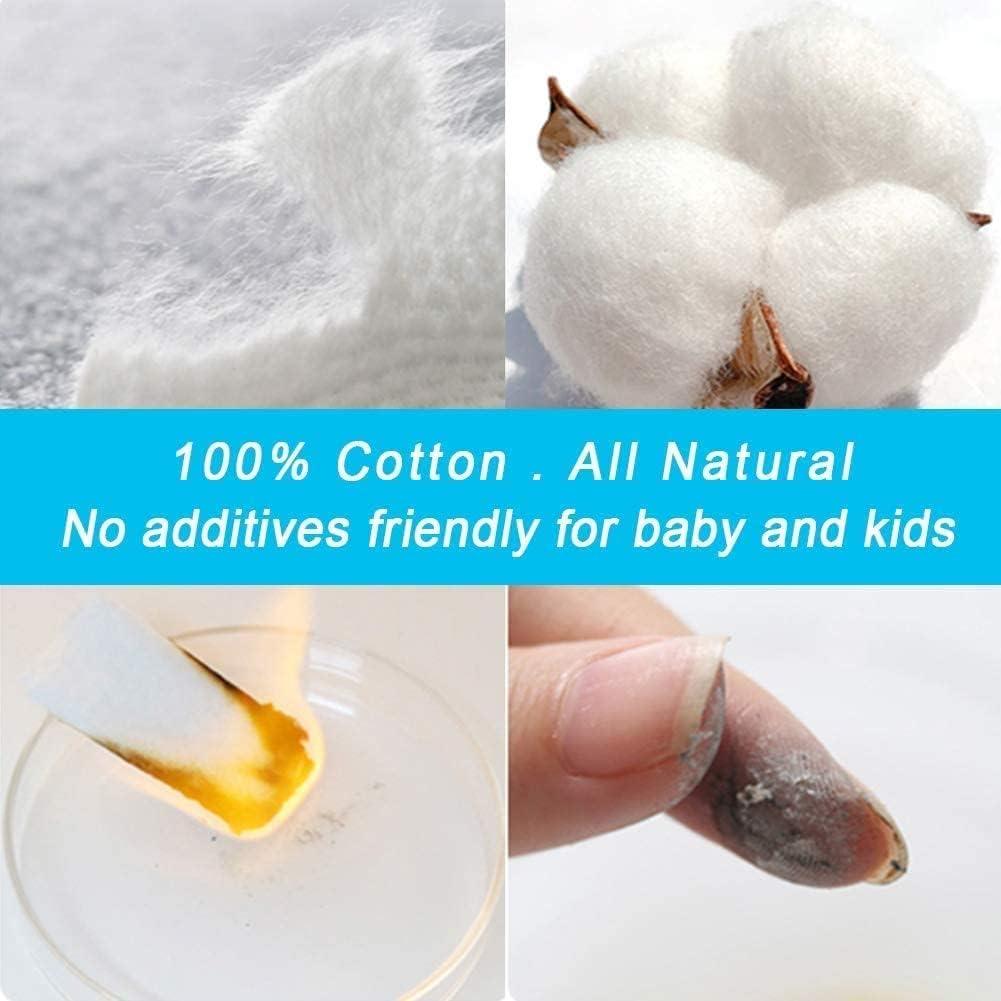 Cotton Bath Towels - Portable - Light and Reusable - 100% pure cotton - Safe for babies & kids