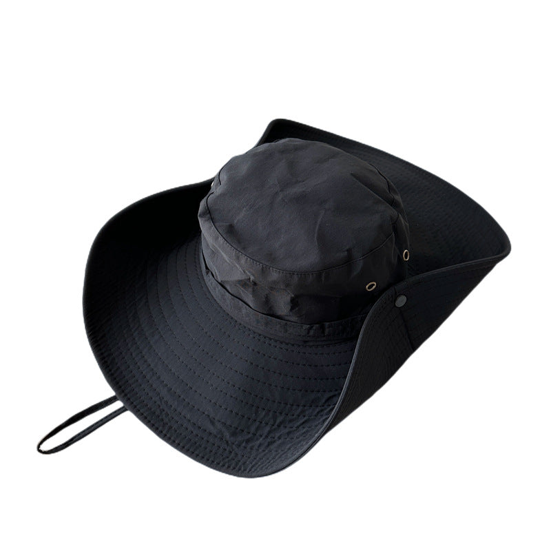 Western Cowboy Children's Big Brim Sun-proof Bucket Hat