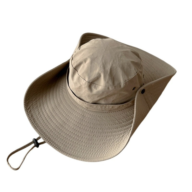 Western Cowboy Children's Big Brim Sun-proof Bucket Hat